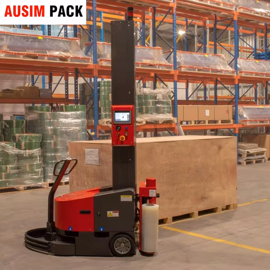 Customized Stretch Film Pallet Wrap Packing Machinery/Full Automatic Shrink Pallet Wrapping Machine