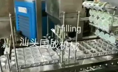 Automatic Filling Machine Liquid Paste Fruit Jelly Yogurt Sauce Juice Energy Drink Beverage Water Plastic Cup Filling Sealing Machine