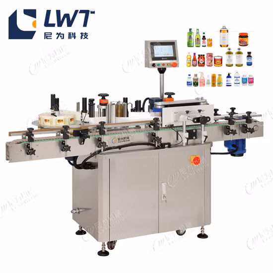 Этикетировочная машина для стеклянных бутылок Автоматическая этикетировочная машина для пасты